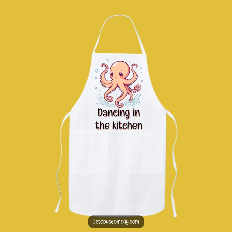 Funny Octopus Dancing Apron: Cook with Rhythm in This Hilarious Kitchen Gear