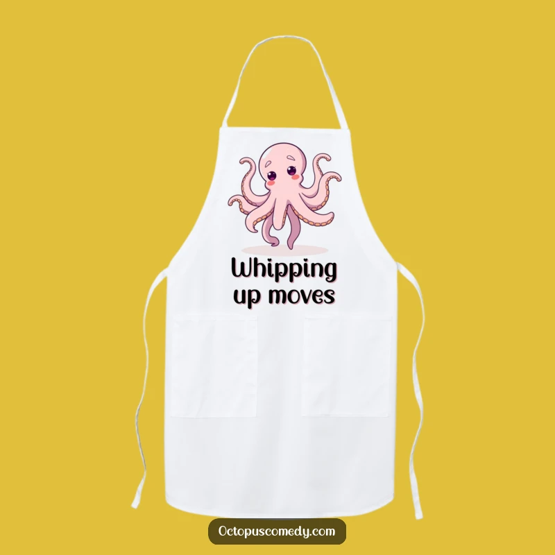 Funny Dancing Octopus Apron: Kitchen Fun and Flair, Practical Funny Gift for Cooks