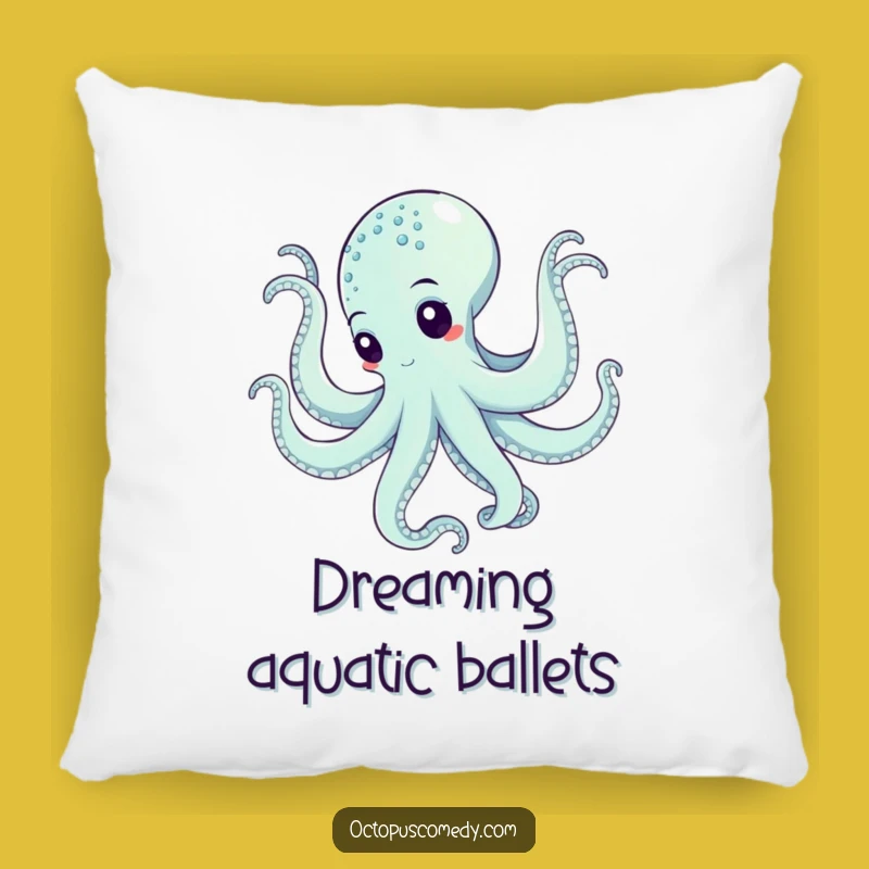 Funny Octopus Dance Pillow: Cozy & Graceful Ocean Decor Gift