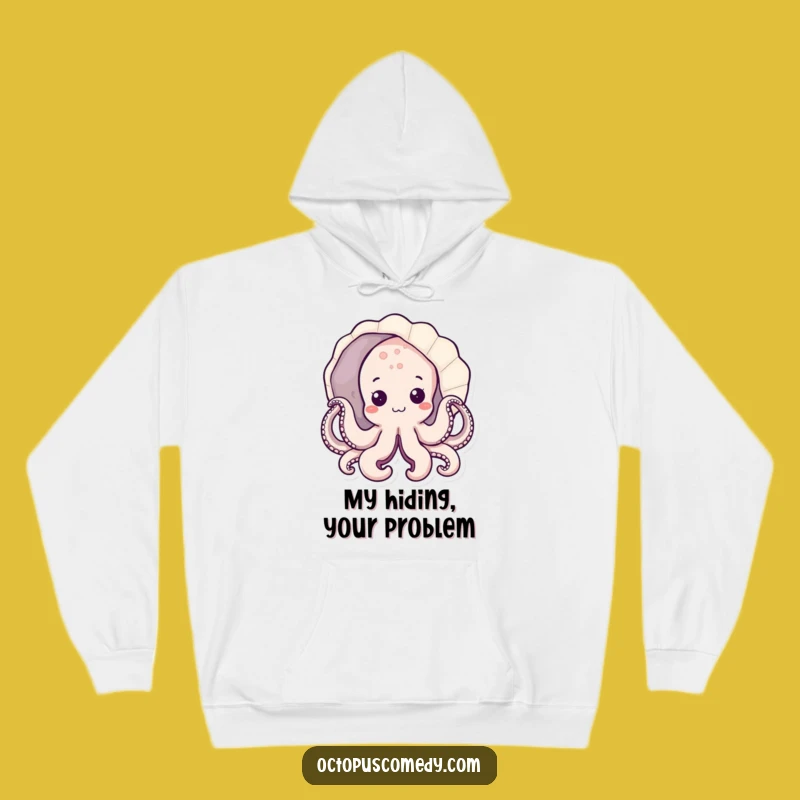 Cozy Funny Kawaii Octopus Hoodie, Warm Ocean Themed Gift