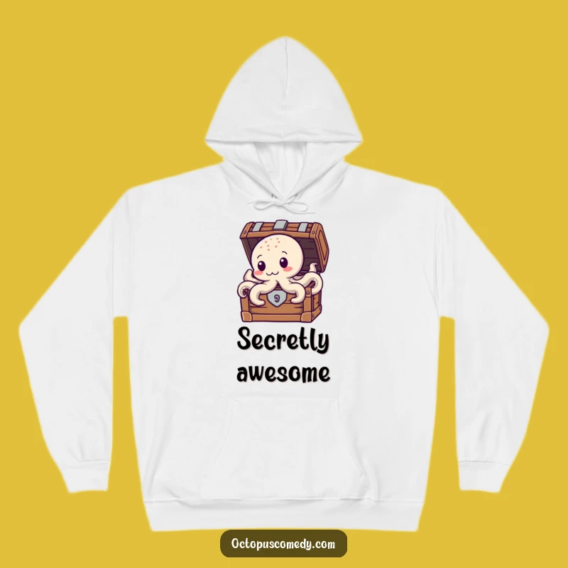 Cozy Mystery Octopus Hoodie: Hidden Fun, Perfect Funny Gift for Explorers