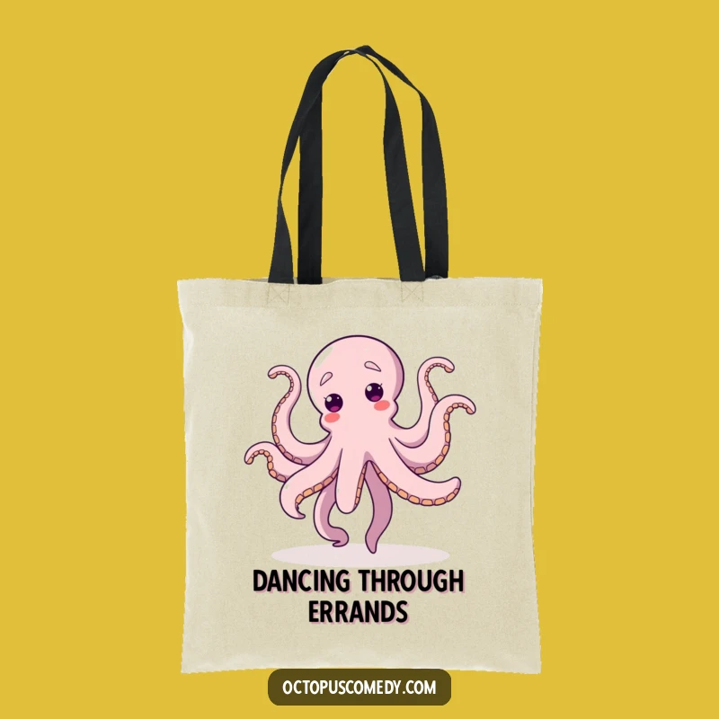 Funny Dancing Octopus Tote Bag: Carry Your Moves, Perfect Funny Gift for Groovers