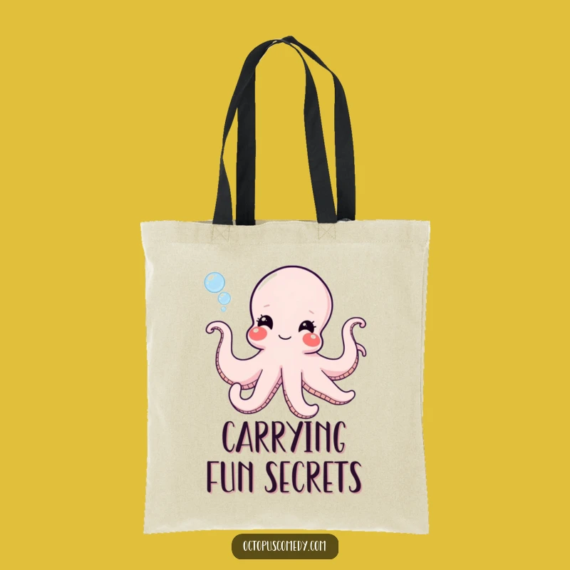Funny Octopus Bubble Tote Bag - Carry Your Fun!
